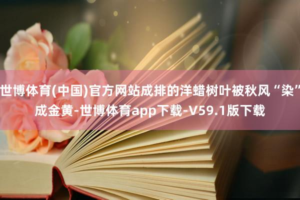 世博体育(中国)官方网站成排的洋蜡树叶被秋风“染”成金黄-世博体育app下载-V59.1版下载